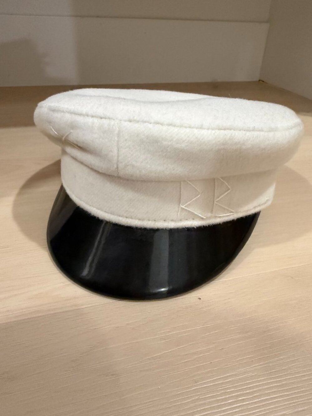 Ruslan Baginskiy White Baker Boy Hat – Chic Parisian Style, Brand New